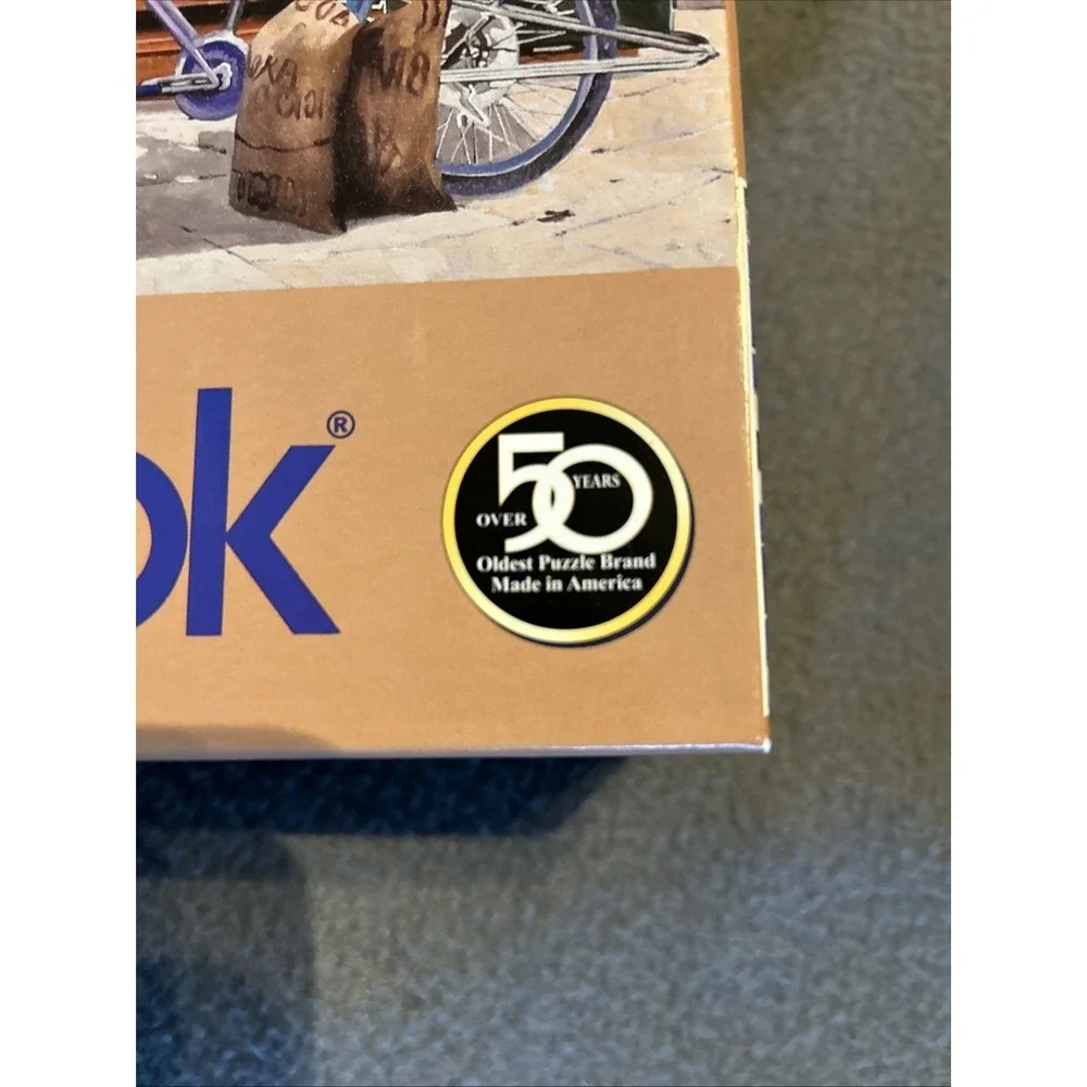 Springbok Puzzle Local Treasure 1000 pieces 2017 USA Gran Cafe Coffee Bike